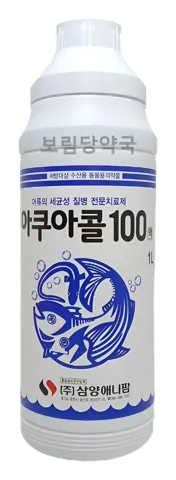 아쿠아콜100액 용기 정면