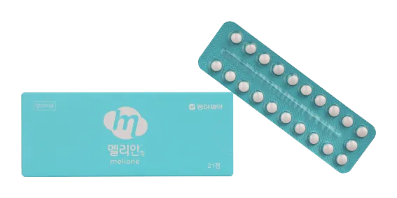 멜리안 21정 제품 사진 (동아제약)
