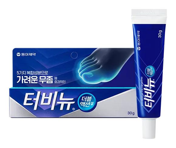 터비뉴 더블액션겔 제품 사진 (동아제약)
