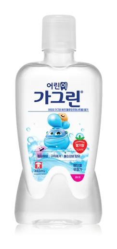 어린이 가그린 딸기향 제품 사진 (동아제약)