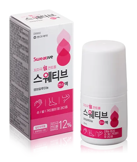 스웨티브센스 액 제품 사진 (동아제약)