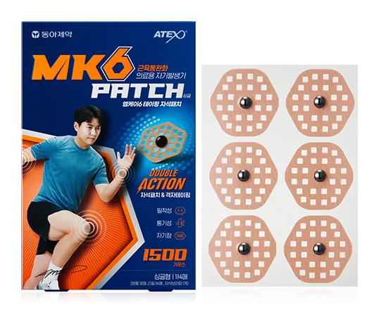 MK6 테이핑 자석패치 싱글형 114매 제품 사진 (동아제약)