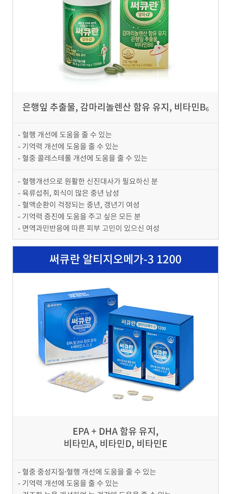 써큐란 코큐텐 60캡슐 상세 설명
