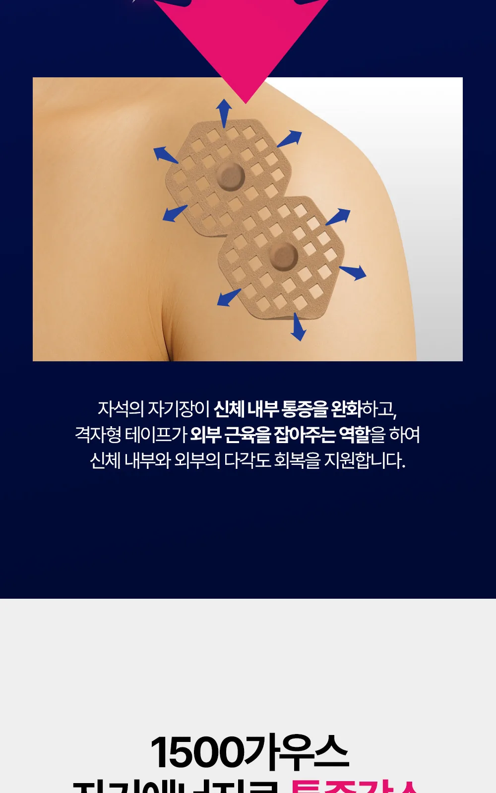 MK6 테이핑 자석패치 더블형 상세 설명