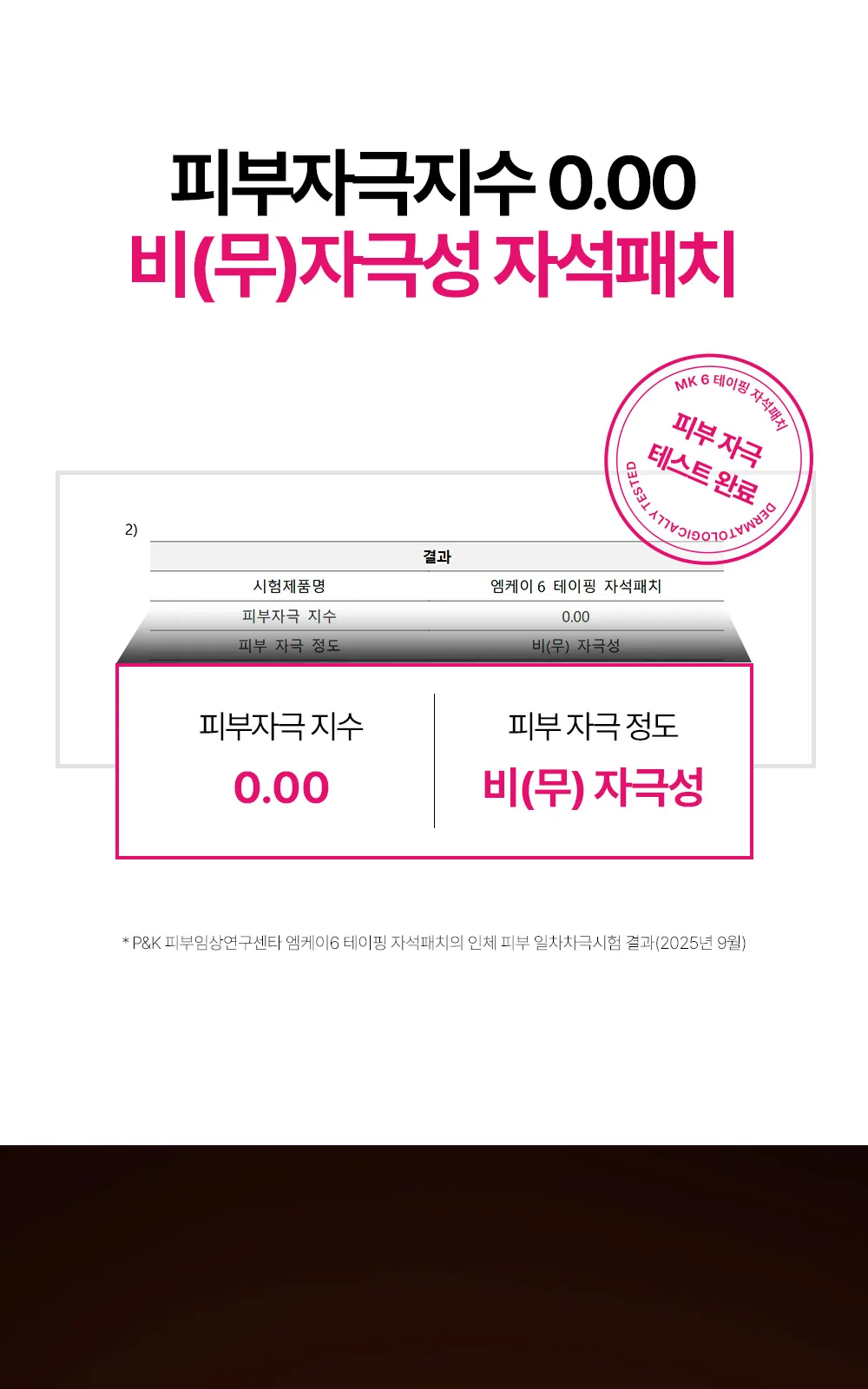 MK6 테이핑 자석패치 더블형 상세 설명