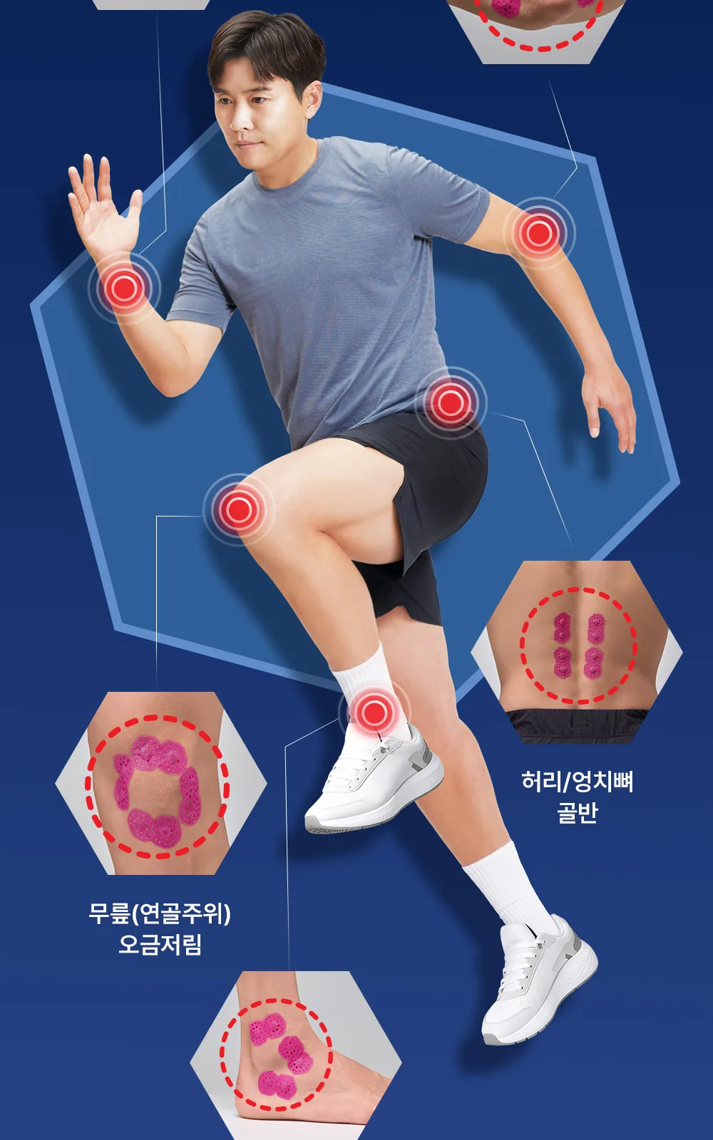 MK6 테이핑 자석패치 더블형 상세 설명