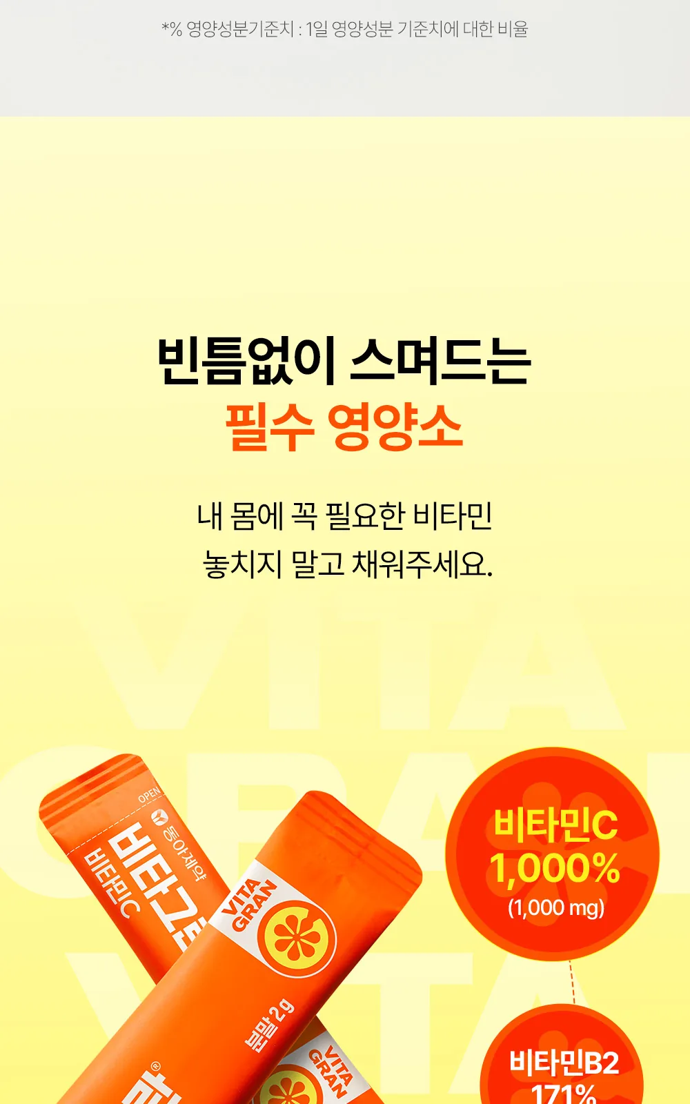 비타그란 비타민C 120포 상세 설명