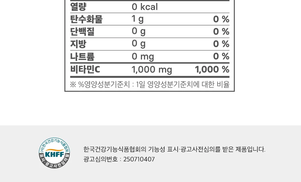 비타그란 비타민C1000 300정 상세 설명