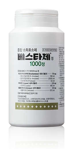 베스타제 무당정 제품 사진 (동아제약)