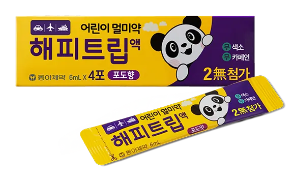 해피트립 액 4포 제품 사진 (동아제약)