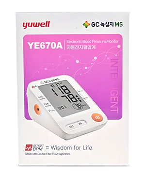 GC녹십자MS 자동전자혈압계 YE670A 제품 사진 (GC녹십자 제공 이미지)