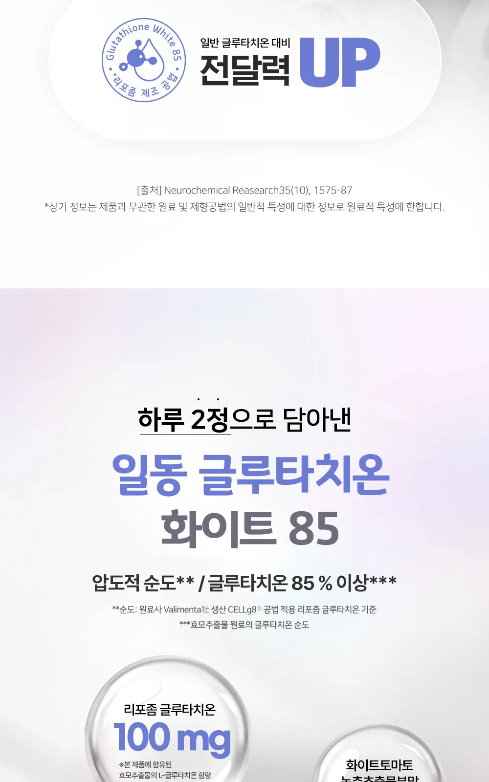 일동 글루타치온 화이트 85 (B) 상세 설명