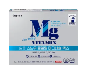 일동 스노우 쿨멜팅 마그네슘 맥스 30포 (소2D) 제품 사진