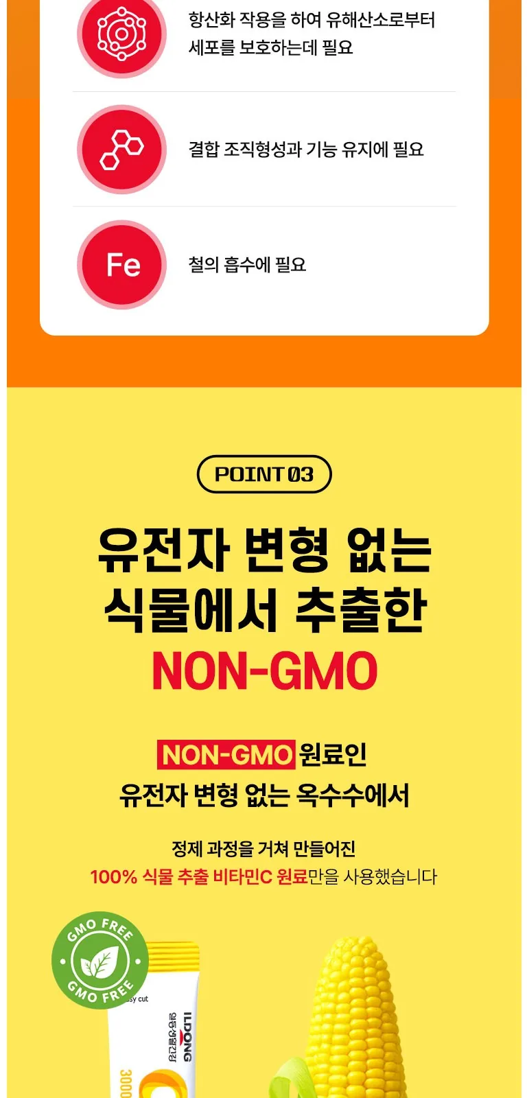 일동생활건강 메가 비타민C 3000 상세 설명