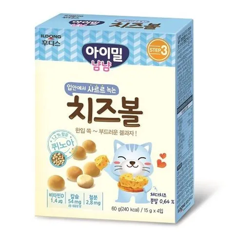 치즈볼 60g(15gx4입) 제품 사진