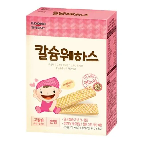 칼슘웨하스 36g(1포(2입)x6포) 제품 사진