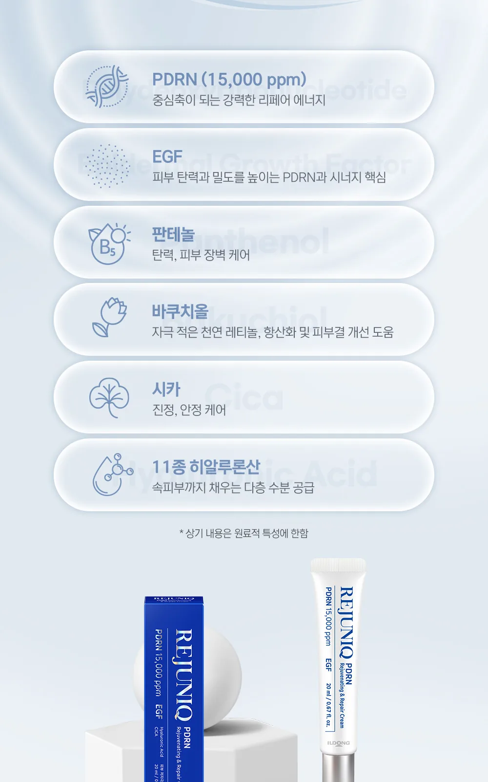 리쥬닉 피디알엔 크림 20ml 상세 설명