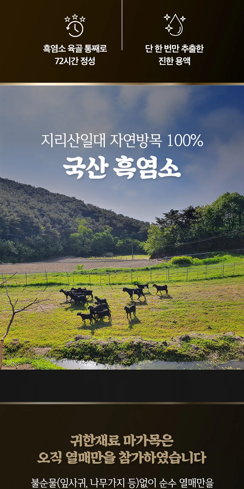 일동생활건강 프리미엄 마가목 흑염소 진액 80ml x 30포 상세 설명