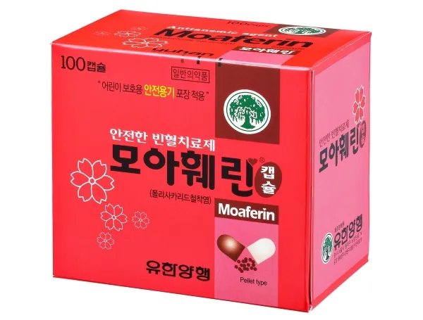 모아훼린캡슐 제품 사진 (유한양행)