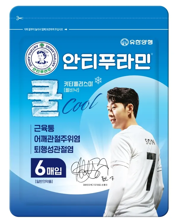 안티푸라민 쿨 카타플라스마 제품 사진 (유한양행)