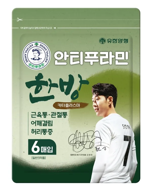 안티푸라민 한방 카타플라스마 제품 사진 (유한양행)