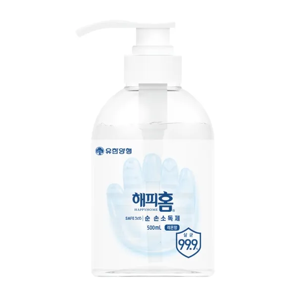 해피홈 SAFE365 순 손소독제 겔 제품 사진 (유한양행)