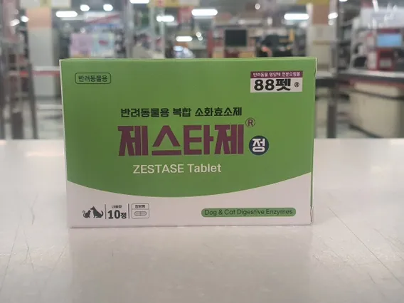 제스타제정 포장 정면